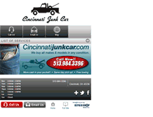 Tablet Screenshot of cincinnatijunkcar.com